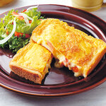 フライパンでホットサンド