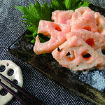 れんこんの明太マヨ和え