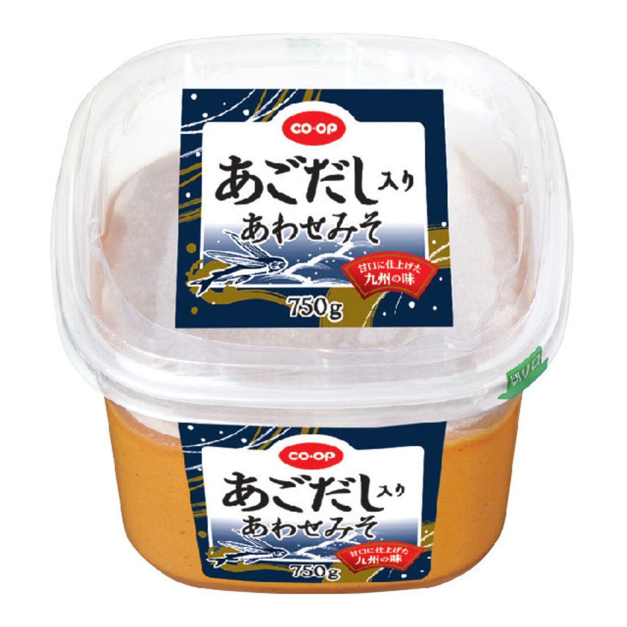 コープの「あごだし入りあわせみそ」
