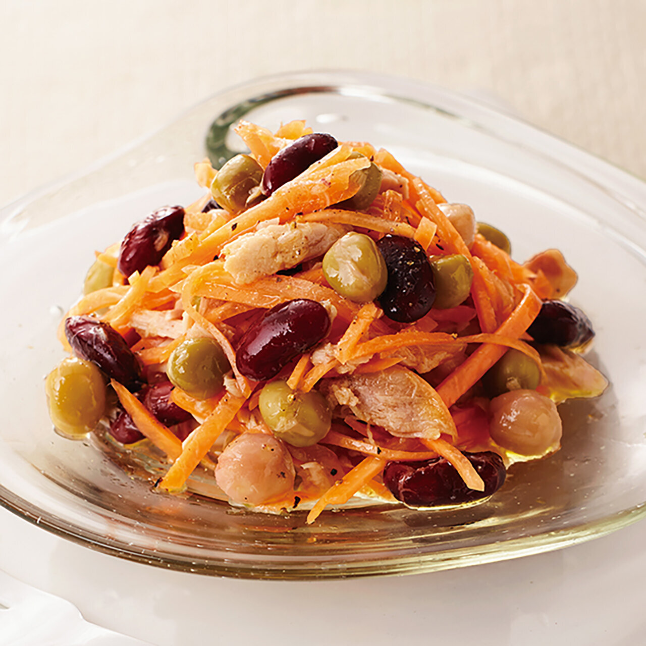 人参とミックスビーンズのマリネ