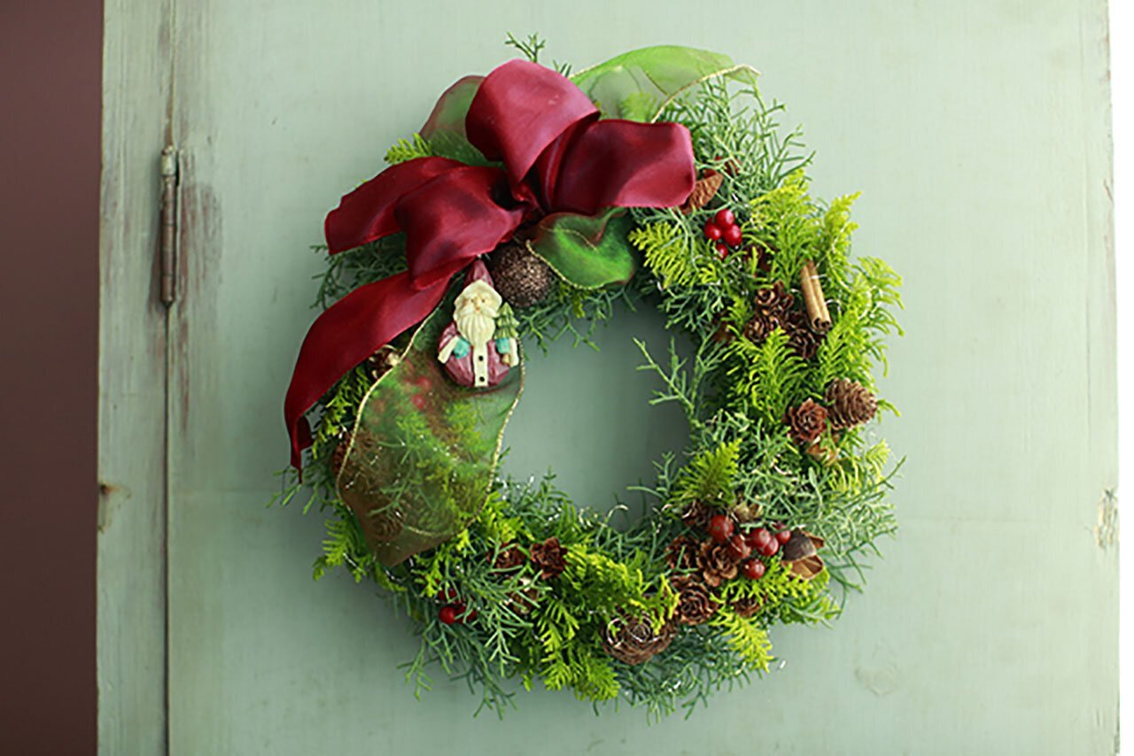 クリスマスを彩るリース作りやお花のアレンジメント♪ 