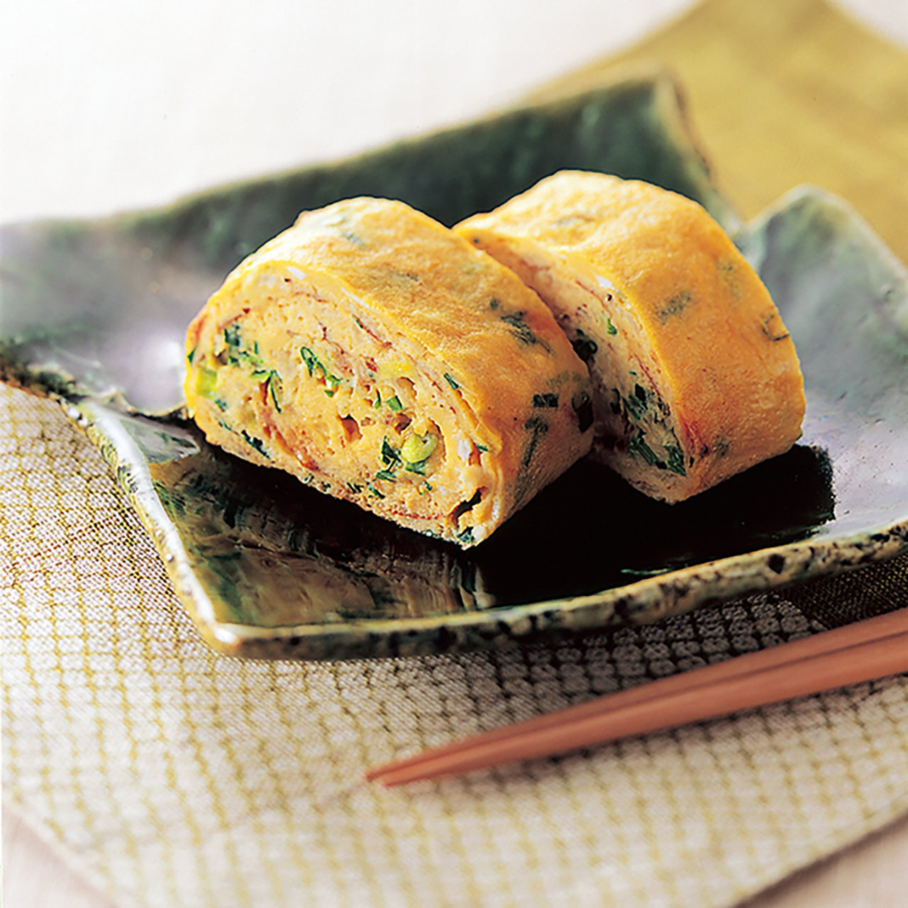 切干大根と桜えびの卵焼き