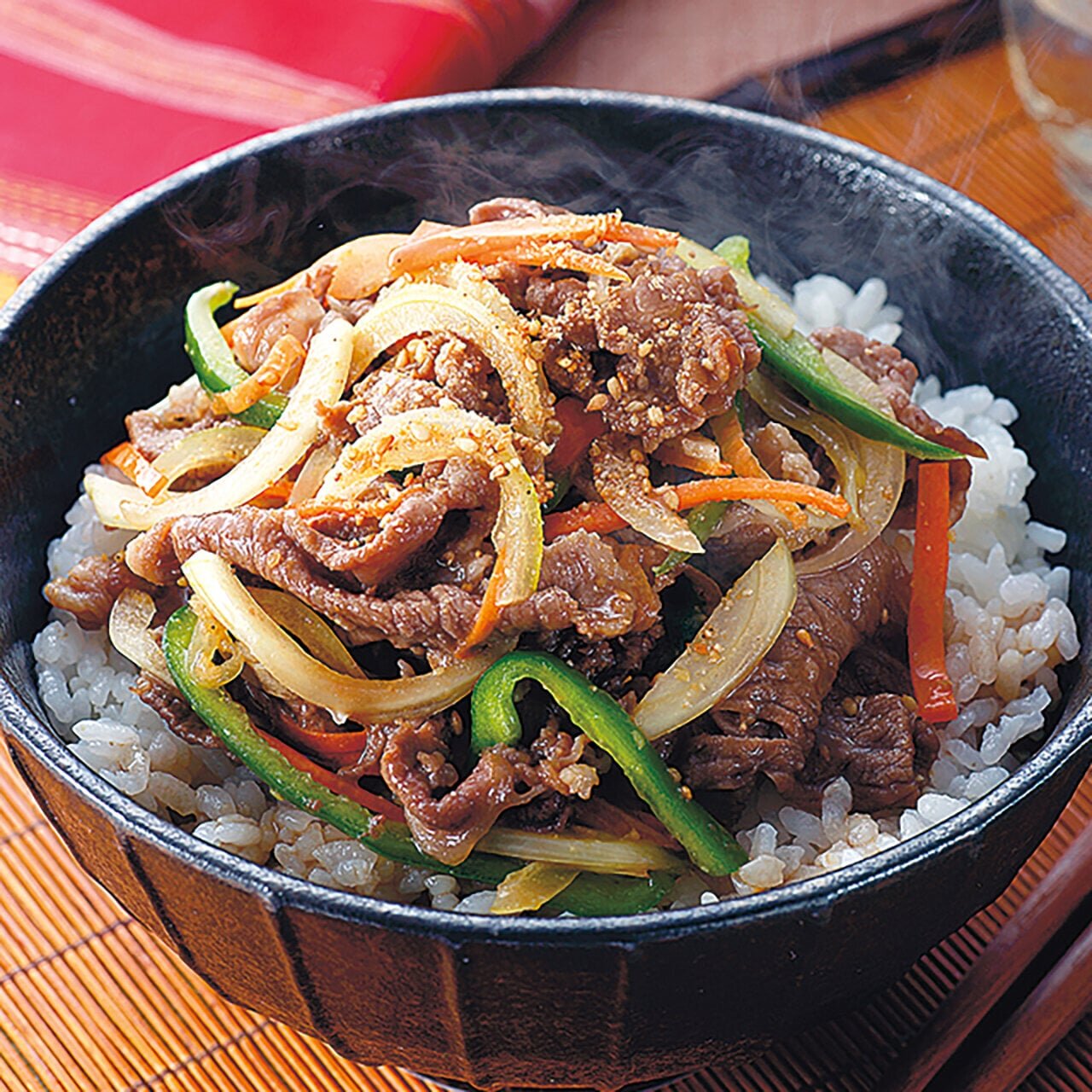 たまねぎたっぷり！プルコギ丼