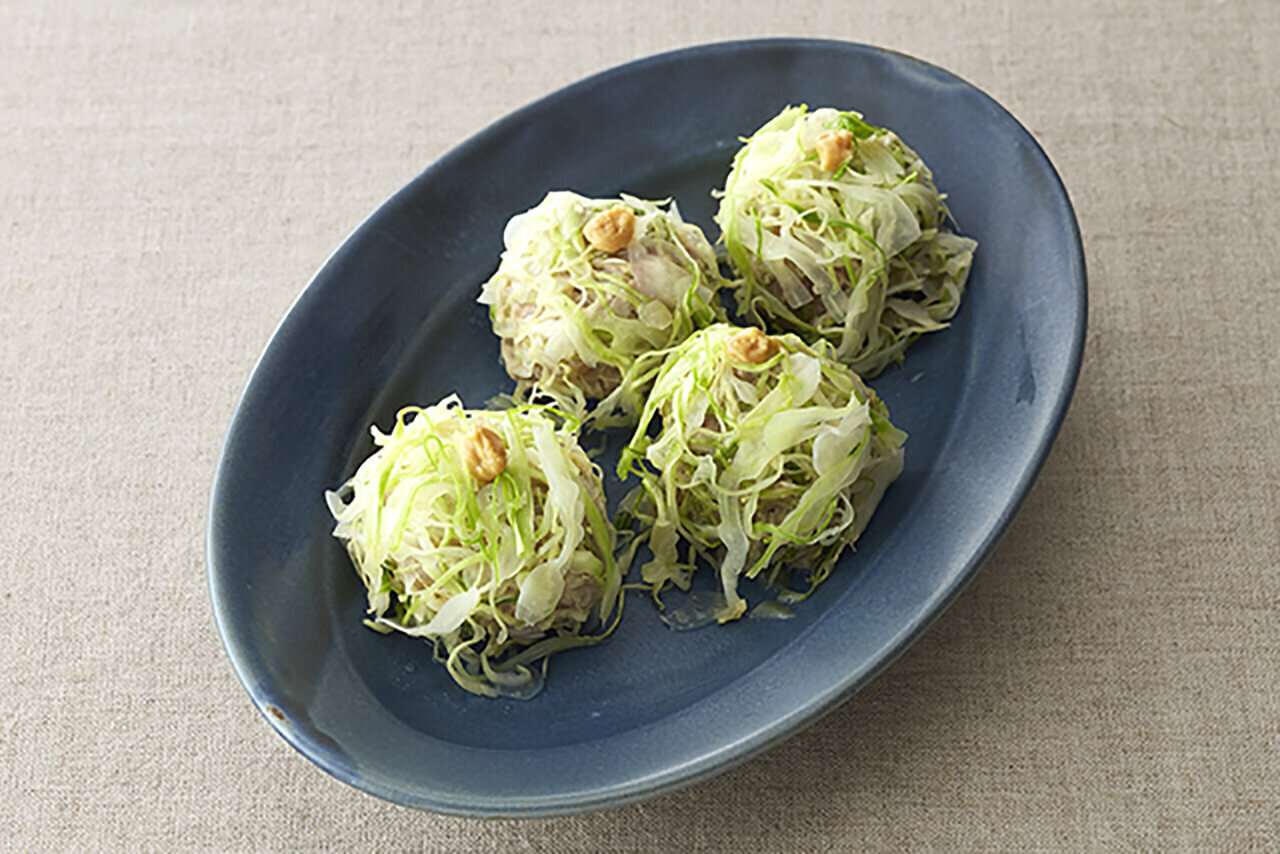 レンジでキャベツシューマイ
