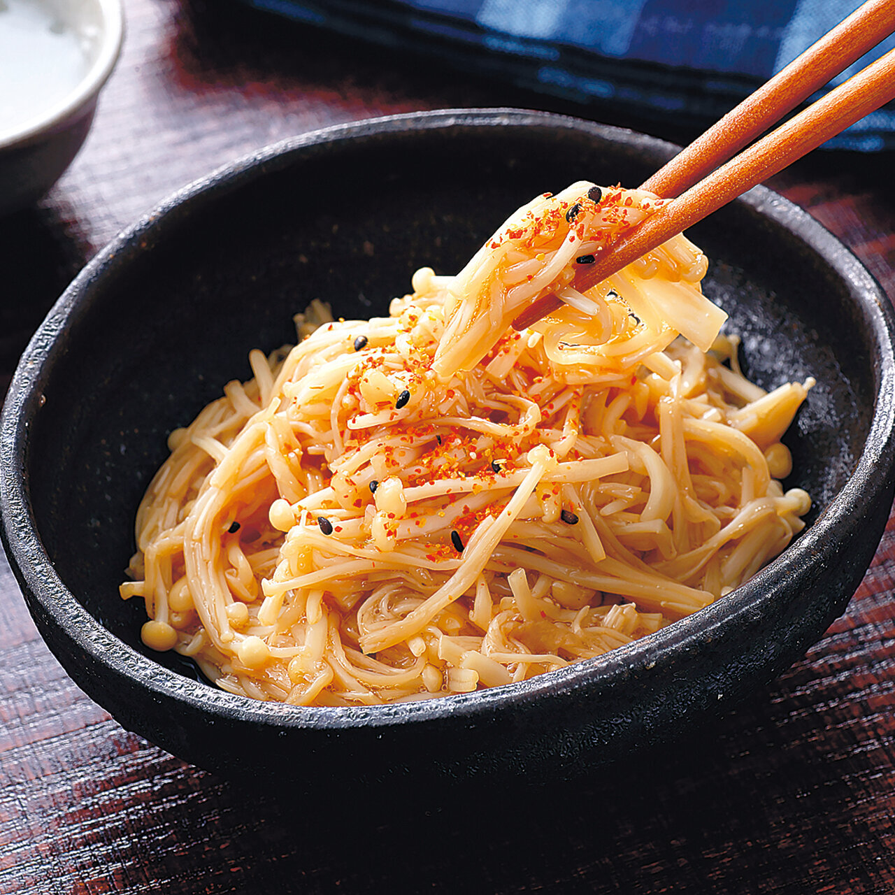レンジで作る！えのきのなめたけ風