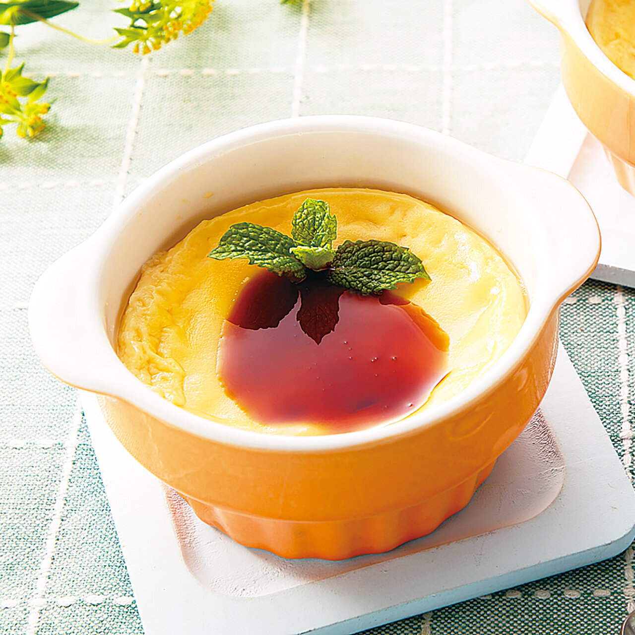 レンジで！手作りプリン