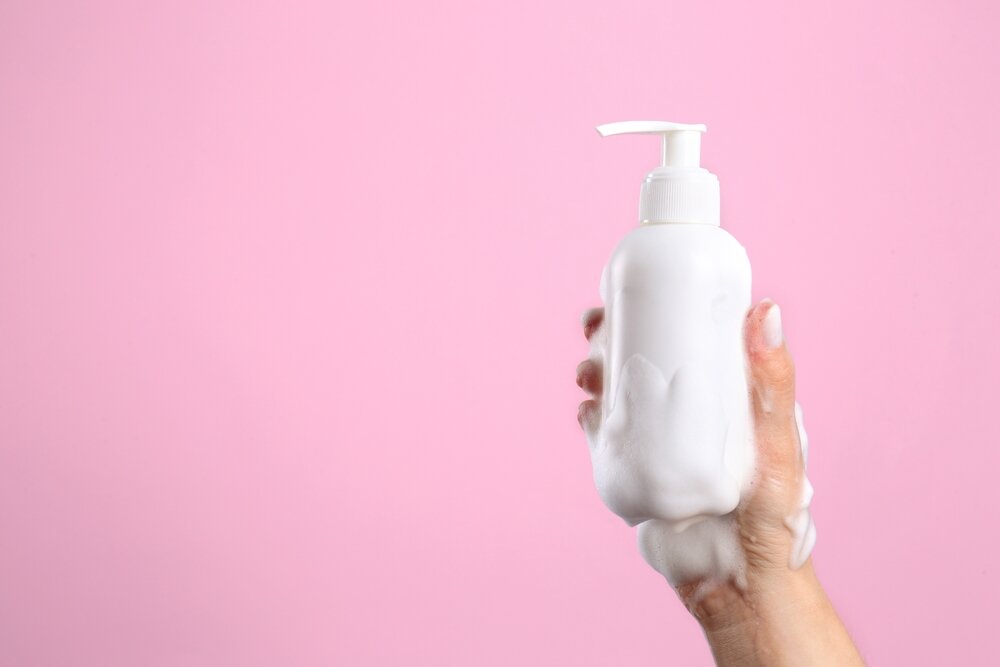 泡付きのシャンプー