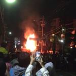 中書島　街中で驚愕の火祭「三栖神社炬火祭（だいたいまつり）」【まち】