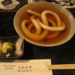 北野天満宮前　北野の三大名物！ご利益も期待できる一本うどん☆「たわらや」【うどん】