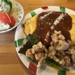 伏見の名店！名物シェフのシンプル王道オムライスが懐かしい「オムライス　あらき1960」【洋食】