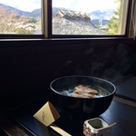 嵐山　「嵐山よしむら」渡月橋の景色を望みながら打ち立ての風味豊かなお蕎麦を