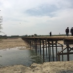 【祝！】毎年流されていた「流れ橋」が頑丈になって復活！ようやく通行可能になりました。