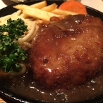 洛西口　イオンモール桂川も近い！町の洋食屋さん「クロックムッシュ」のやわらかハンバーグ