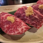 和牛炙りにぎりが絶品！ラグビー日本代表の田中選手も通う隠れた人気店！「炭火焼肉 和牛屋」