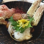 新食感の柔らかうどん！天ぷらもうまい！「石臼うどん専門 麺達」＠二条新車屋町通への巻っす