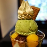 錦市場で素敵な坪庭を眺めながら、抹茶スイーツを♡「錦一葉（にしきいちは）」