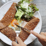 夷川高倉西「Neuf creperie（ヌフ クレープリー）」の美味しいガレットでハッピーモーニング♡【カフェ】