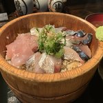 【京都ランチ】桶盛り海鮮丼ランチが美味しい！烏丸丸太町の創作居酒屋「喜楽亭」