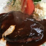 ジューシーなハンバーグとクセになるドライカレー「洋食 じゃがいも」＠川端二条の巻っす
