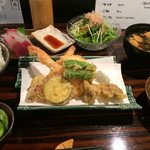 野菜にこだわったリーズナブルな天ぷら屋さん「野菜天ぷら　八百起（やおき）」＠富小路六角の巻っす