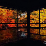 SNSで大人気！大きな窓から広がる紅葉の風景は素晴らしい「瑠璃光院（るりこういん）」