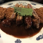 30センチ超の特大牛かつ！京都水族館すぐの老舗「麒麟亭（きりんてい）」