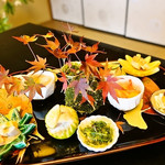 祇園のゴージャスなお座敷で懐石料理仕立ての美しく華やかなフレンチを堪能「匠 奥村」