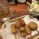 1本50円から！京都人が愛してやまない串カツチェーン店！「串八 新堀川店（くしはち）」