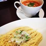 ※閉店　【京都山科】新感覚のつけ担々麺専門店！暑い季節は断然トマトつけ担々麺で☆「市右衛門」