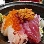 京都市中央卸売市場近く！超人気のボリューム満点海鮮ランチ！「魚河岸　宮武」