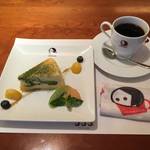 ディリーユースにしたい万能カフェ★至福の美味しさお抹茶チーズケーキ＊よーじやカフェ三条店