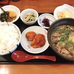 ボリューミーだけどリーズナブル「さがの食堂」バランスバッチリおいしい定食【帷子ノ辻】