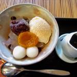 その美味しさはあんみつ界のプリマドンナ＊ほっこりあんみつ＊「みつばち」【出町柳甘味処】
