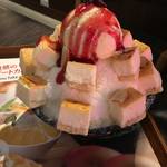 新食感の韓流デザートブルーベリーチーズケーキ雪で長居必至★デザートカフェ「雪のはな」【河原町】