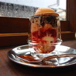 ♡美し過ぎてごめんね^^;♡【話題のコーヒーゼリーパフェ】一度は見てみたい食べてみたい☆珈琲焙煎所 旅の音【元田中】
