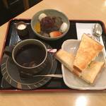 お得すぎる★知る人ぞ知る餡蜜モーニング★神戸風月堂（こうべふうげつどう）大丸京都店【四条烏丸】