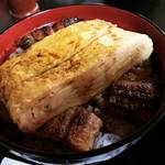京都でおなじみ元祖『きんし丼』☆旧東海道の峠越えのボリューミーランチ！鰻の老舗「逢坂山かねよ」