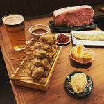 【新店】京都先斗町の好立地！！全国区で有名な牛カツ専門店が“肉天ぷら”新業態「勝天KYOTO GATTEN」