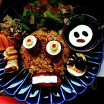 恐い？可愛い？キモい？いやメチャ美味しい♡「やまゆう堂の旅する定食」ハロウィン仕様が楽し過ぎる♡【鞍馬口】