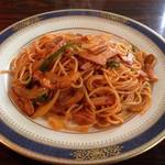懐かし喫茶店メニュー王道のスパゲッティイタリアンに思わずBuono！「キャンティ」【烏丸御池】