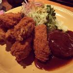 【京都洋食めぐり】冬場の名物メニューカキフライはボリューム満点！地元密着のデイリー洋食「おおさかや」