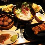 【京都ランチ】オフィス街の高コスパめし！名物の海鮮丼は味の七変化！「夢処 漁師めし 雑魚や」