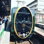 【京都叡山電車】話題騒然の楕円形デザイン！叡電の新しい顔『ひえい』を撮り鉄☆
