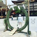 【京都夏越の祓】祇園のパワースポット！半年間の汚れを祓い清める茅の輪がすでに登場☆「八坂神社」
