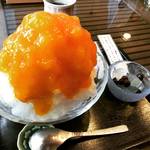 【京都かき氷めぐり】数量限定のあんず氷は濃厚！最後まで絶品！！年イチで必食☆甘味処「みつばち」