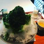 【京都かき氷めぐり】抹茶好きは食べるべき！濃い！！江戸時代創業の老舗茶舗の抹茶かき氷☆「丸久小山園」