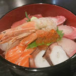 ※閉店　烏丸御池で７種盛りの特選海鮮丼ランチが1000円！「季節家」【オススメ！】