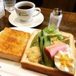 【京都モーニングめぐり】出町柳の有名な人気喫茶店！名物くり抜きトーストのモーニング必食☆「コーヒーハウスマキ」