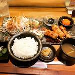 【京都ランチめぐり】ボリューミーな炭火焼の京赤地鶏ランチ！高コスパで大人気☆「地鶏家心」