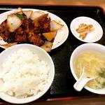 【京都ランチめぐり】いつも絶大な人気店！本場仕込みの黒酢酢豚ランチは破格750円でお手頃☆上海家庭料理「七福家」